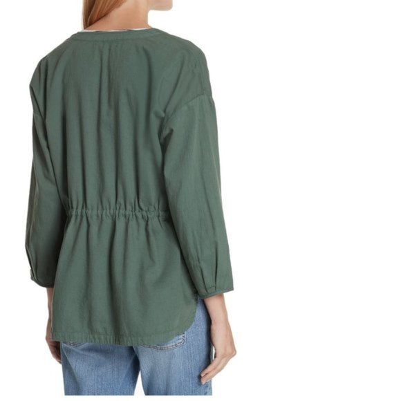 Eileen Fisher Shirttail Hem Organic Cotton Jacket - Picture 3 of 10